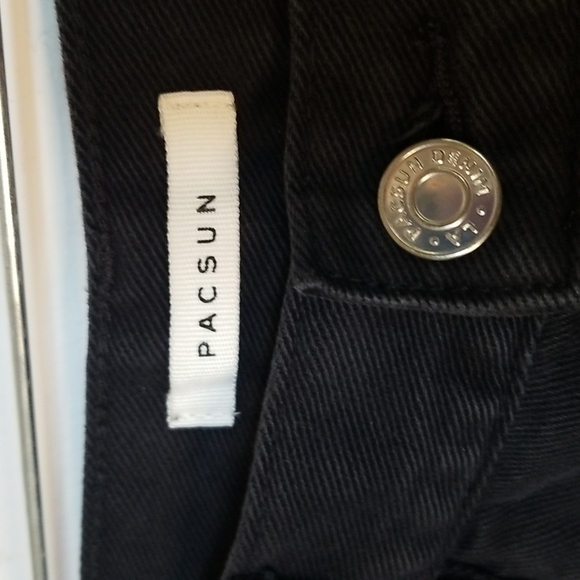 PAC Sun women's Ultra High Rise Slim distressed jeans size 4/27 button fly 🎯 - Picture 6 of 10